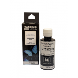 Контейнер з чорнилом Premium Quality HP Jet Ink Tank 115/315/319 GT53XL GT53 135 ml.  Black pigment (1VV21AE)