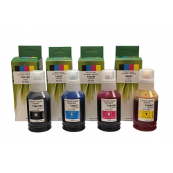 Набір контейнерів з чорнилом Premium Quality для Epson SC-T3100x/T3170x T49 (C/M/Y/K pigment 140ml ) (аналог SETT49E)