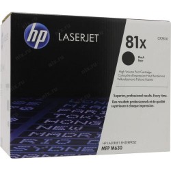 КАРТРИДЖ HP 81X LJ M605/M606/M630 ~25000 стр. Black (CF281X) Оригінал