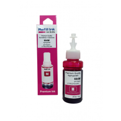 Контейнер з чорнилом Premium Quality для Epson L100/ L110/L120/L121/L130/L1300 /L132/L200/L210/L220/L222/L300/L3050/ L3060/L3070/L312/L350/ L355/L362/L364 /L365/L366/L382/L386/L455/L456/ L486 /L550/L555/L566 664 70мл Magenta C13T66434A