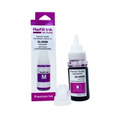 Контейнер з чорнилом Premium Quality для Canon Pixma G1400/G1410/G1411/G2400/ G2410/G2411/G2415/G2416/G3400/ G3410/G3411/G3415/G3416/G4400/G4410 GI-490M 70мл Magenta 0665C001