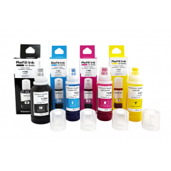 Набір контейнерів з чорнилом Premium Quality для Epson L11160/L15150/L15160/ L15180/L6490/L6550/L6570/L6580/ M15140/ M15180 EcoTank 112 (B 127ml  C/M/Y 70ml ) - Pigment (аналог SET112E)