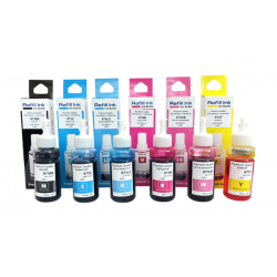 Набір контейнерів з чорнилом Premium Quality для Epson L800/L805/L810/L850/L1800 673 BK/C/M/Y/LC/LM 6х70ml