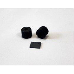 Комплект гумових насадок роликів Fujitsu ScanSnap S1300 S1300i S300 S300M PA03541-0001/PA03541-0002 (комплект 2 шт - гумові насадки + накладка гальмівного майданчика)