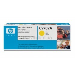Картридж HP CLJ 1500/2500 Yellow C9702A 