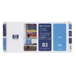 Друкуюча головка HP №83 UV&Cleaner cyan (DesignJ5000) (C4961A)