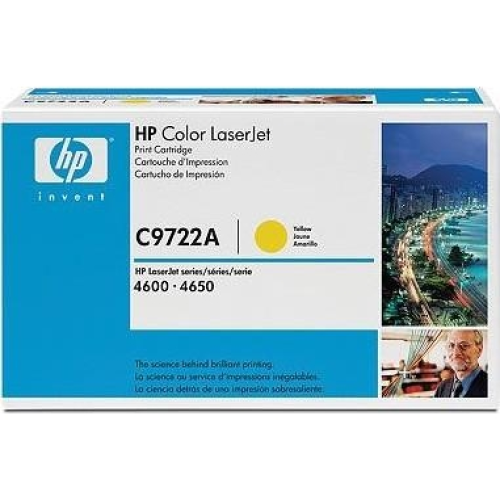 Картридж HP CLJ 4600/ 4650 Yellow (C9722A) Оригінал