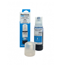 Контейнер з чорнилом Premium Quality для Epson L11050/L1250/L3201/L3210/L3250/L3251/ L3260/L3266/L3560/L5290/L5590 /L1110/L3100/L3101/L3110/L3111/L3150/L3151/L3156/ L3160/L3200/L3256/L3550/L5190 103 70мл Cyan C13T00S24A