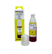 Контейнер з чорнилом Premium Quality для Epson  L4266/ L4267/L6270/L6276/L6290 /L14150/L4150/L4160/ L4167/L4260/L6160/L6170/ L6190/L6260 101 70мл Yellow  C13T03V44A
