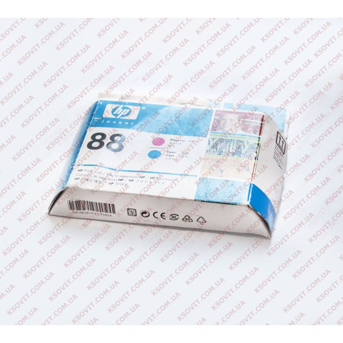 Друкуюча головка HP C9382A (№88) M+C Printhead картридж с пурпуровою і блакитною друкуючою головкой для Hewlett-Packard OfficeJet Pro K550, K5400, L7580, L7680, L7780. Ресурс: 90 000 стр.
