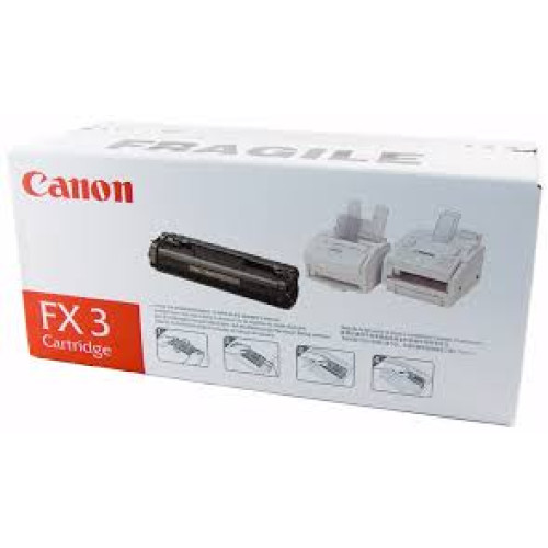 Картридж Canon FX3 для L 60 / 90 / 200 / 220 / 240 / 250 / 260i / 280 / 290 / 300 / 350 / 360 лазерних БФА і факсів MultiPASS L60, MultiPASS L90, FAX-L200, FAX-L220, FAX-L240, FAX-L250, FAX-L280, FAX-L290, FAX-L295, FAX-L300, FAX-L350, FAX-L360