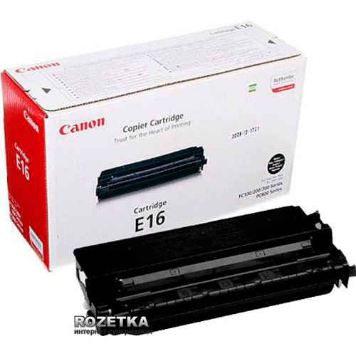 Картридж Canon FC-E16 (1492A003) Black для FC108, FC128, FC200/ FC200S, FC204/ FC204S, FC206, FC208, FC210, FC220/ FC220S, FC224/ FC224S, FC226, FC228, FC230, FC280, FC290, FC330, FC336, FC530, PC740, PC750, PC760, PC770, PC780, PC860, PC880, PC890